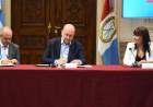 Antes del acto con Aníbal, Perotti firmó convenio por la UIF en Rosario y habló del “cambio” de Nación