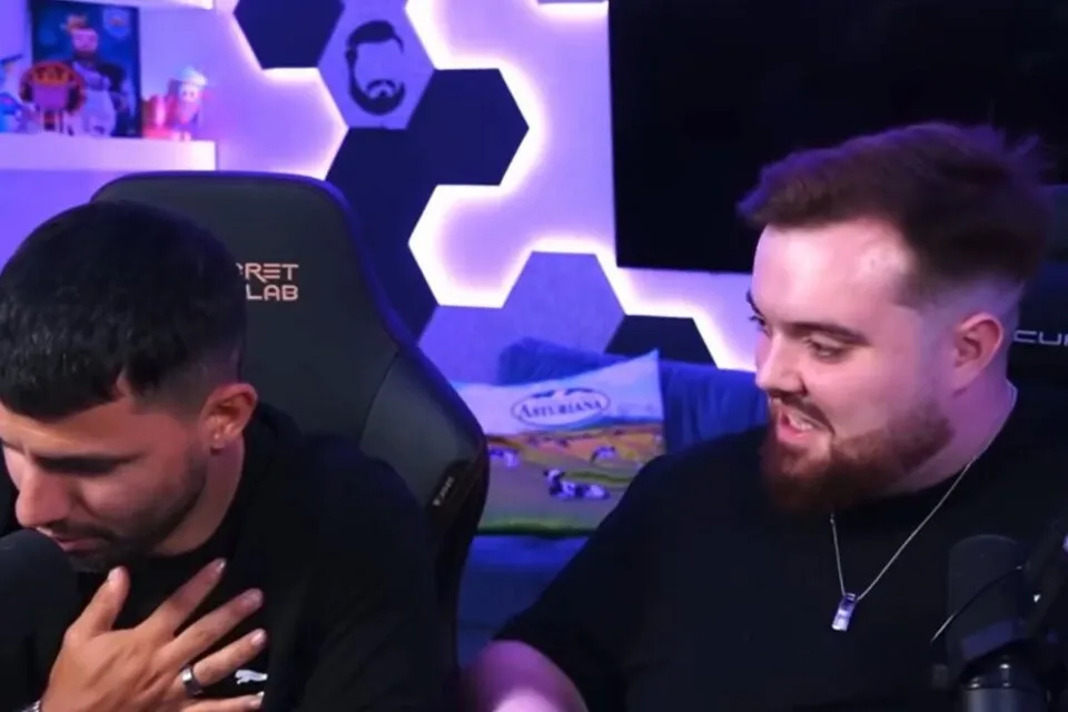 El Kun Agüero sufrió una arritmia en vivo en un stream con Ibai Llanos