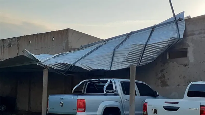 ROSARIO DEL TALA: Las tormentas provocaron destrozos en localidad entrerriana