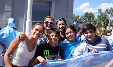 Así festejó Reconquista el triunfo de Argentina en la Copa Mundial