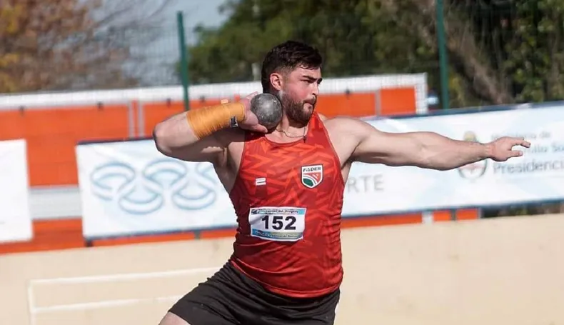 Deportes: Nazareno Sasia logró el mejor registro sudamericano