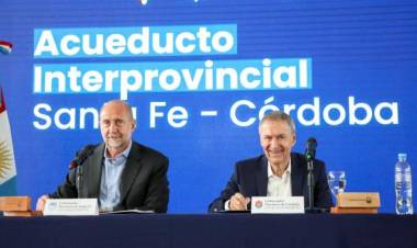Perotti y Pullaro participarán de la firma del contrato para el Acueducto a Córdoba