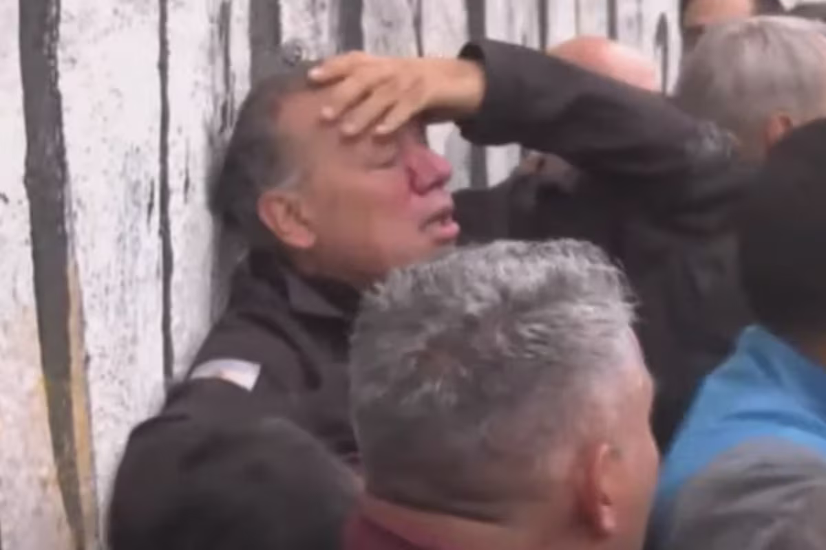 URGENTE: Agredieron a Sergio Berni en la protesta de choferes de colectivos