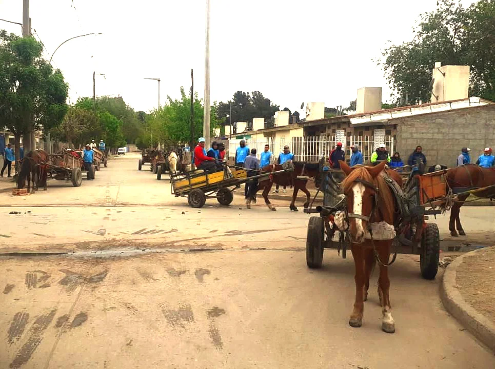 La cooperativa de carreros y recicladores "La Igualdad" protestará en la Municipalidad por pagos adeudados